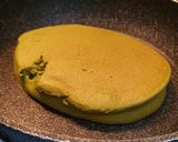 Foto langkah ke 4 dari resep Japanese Matcha Souffle Pancake 🇯🇵 #lembut #tanpacetakan.