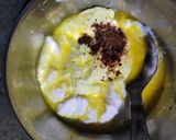 A picture of step 2 of Curd Orange Shrikhand.