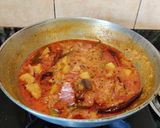 A picture of step 9 of Kerala Style Raw Banana Curry.