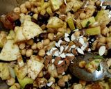 A picture of step 2 of Fruity masala chat.
