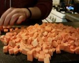 A picture of step 3 of Sweet Potato Enchiladas.