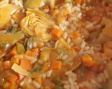 Foto del paso 5 de la receta: Arroz con alcachofas
