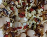 Foto del paso 2 de la receta: Garbanzos y pallares en ensalada con zucchini asados