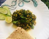 A picture of step 5 of Dill Dal sabji.