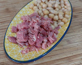 Foto del paso 4 de la receta: Sopa de cebolla con garbanzos, jamón y huevo