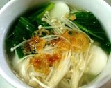 Foto langkah ke 3 dari resep 303. Sup Enoki Sawi Ijo.