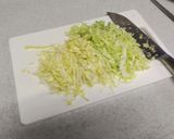 A picture of step 2 of Sautéed Cabbage Croquette Sandwich.