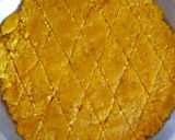 A picture of step 3 of Mango coconut vadi / burfi.