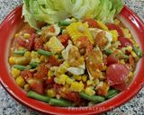 รูปขั้นตอนการทำที่ 3 ของ ตำข้าวโพดไข่เค็ม