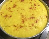 A picture of step 3 of Khatta dhokla.