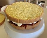 Málnás- pisztáciás torta recept fázis 9 fotója