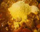 A picture of step 5 of Applesauce and Pork Meatballs Soup.