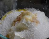 A picture of step 3 of Peek a Boo “Baked Gulab Jamun cheese cake”:.