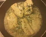 Une image de l'étape 5 de Gambas et dos de cabillaud marinés au gingembre et citron vert.