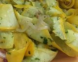 Une image de l'étape 3 de Tagliatelle de courgette.