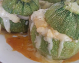 Foto del paso 9 de la receta: Calabacines redondos rellenos