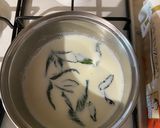 A picture of step 2 of Strawberry, Mint, and Chocolate Tiramisu (Egg-Free).