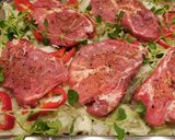 Borsos tarja, káposzta ágyon recept fázis 3 fotója