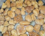 A picture of step 6 of Blackened Boondi Chaat.