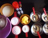 A picture of step 1 of My Christmas Special -Tie n Dye Cupcakes - Step by Step Recipe!.