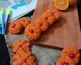 অরেঞ্জ ক্যুকিজ(orange cookies recipe in bengali) রেসিপি ধাপ - 16 ছবি