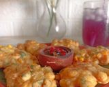 Foto langkah ke 5 dari resep Bakwan Jagung dg Sambal Kecap #274.