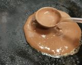 A picture of step 5 of Chocolate Banana Pancake.