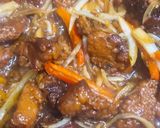 Foto del paso 3 de la receta: Arroz vegano con seitán mongoli