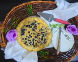 A picture of step 10 of Blueberry Cheesecake Galette.
