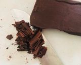 Hình bước làm 1 của món Nama chocolate  đắng chuẩn Nhật