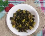 बटाटा भेंडी भाजी (batata bhendi bhaji recipe in martahi) रेसिपी स्टेप 5 फोटो 