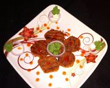 A picture of step 5 of Papaya tikka.