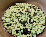 A picture of step 3 of Strapatsada with Zucchini and Feta.