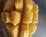 A picture of step 1 of Mango Smoothie.