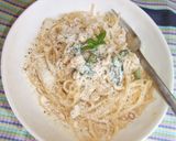 Foto del paso 3 de la receta Spaghetti en crema de limón y albahaca fresca