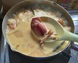 Foto langkah ke 2 dari resep Gulai Cumi Isi Tahu Telur.