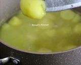 A picture of step 2 of Pigeon Peas Mukimo.