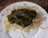 Foto del paso 3 de la receta: Tallarines con espinacas