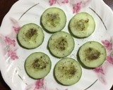 A picture of step 2 of Healthy Cucumber Bites.