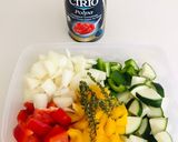 A picture of step 1 of Ratatouille (French Vegetable Stew).