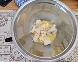 Foto del paso 1 de la receta: Blondie de chocolate blanco, arándanos y nueces