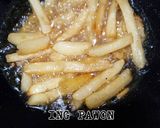 Foto langkah ke 1 dari resep French fries with chessy sauce.