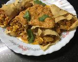 A picture of step 10 of Shahi papad roll curry.