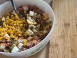 Saam de ensalada de lentejas