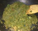 A picture of step 3 of Palak Batua and Broccoli ka saag.