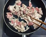 A picture of step 2 of Pork&kimuchi BUTAKIMUCHI.