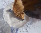 A picture of step 2 of Soy Milk Peanut Butter Shake.