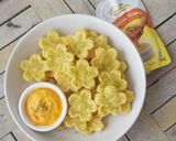 Foto langkah ke 3 dari resep Cheese Baked Potato Crisp.