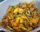 Aloo with Cluster beans recipe step 4 photo