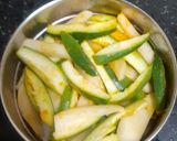 A picture of step 2 of Pointed gourd -- potato vegetable (parval -- batata subji).